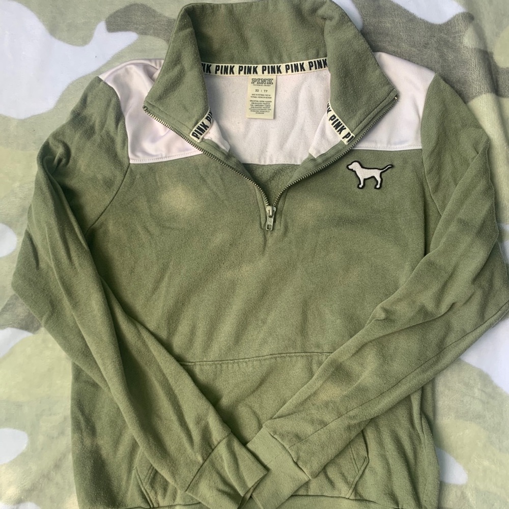 Victoria’s Secrets PINK quarter zip sweatshirt